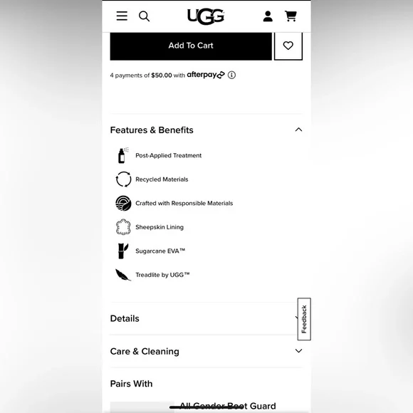 Authentic Preowned Ugg Bailey Bow II Boots Size USA 7 - Picture 4 of 11